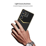 Samsung Galaxy S25 Ultra GKK Elektropletteret Hybrid Cover - Grøn