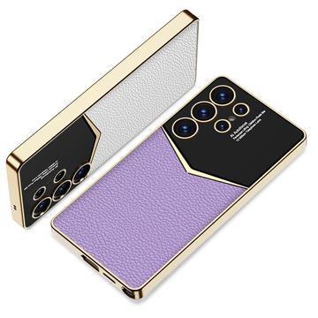 Samsung Galaxy S25 Ultra GKK Elektropletteret Hybrid Cover - Grøn