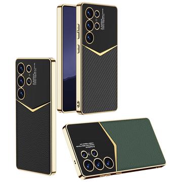 Samsung Galaxy S25 Ultra GKK Elektropletteret Hybrid Cover - Grøn