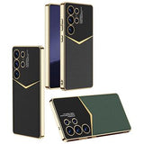 Samsung Galaxy S25 Ultra GKK Elektropletteret Hybrid Cover - Grøn