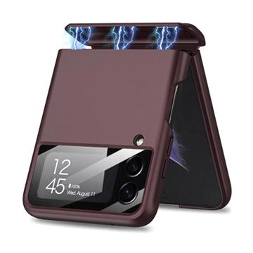 GKK magnetisk cover til Samsung Galaxy Z Flip4 - vinrød