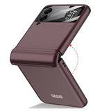 GKK magnetisk cover til Samsung Galaxy Z Flip4 - vinrød