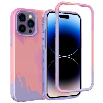 Stylish Gradient iPhone 14 Pro Hybrid Cover - Orange