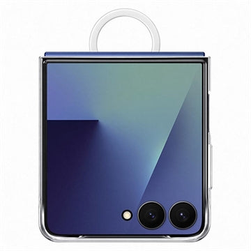 Samsung Galaxy Z Flip7 Clear Cover med Ring EF-QF766CTEGWW - Gennemsigtig