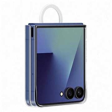 Samsung Galaxy Z Flip7 Clear Cover med Ring EF-QF766CTEGWW - Gennemsigtig