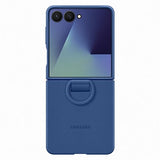 Samsung Galaxy Z Flip7 Silikone Cover med Ring EF-PF766TNEGWW - Blå