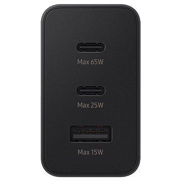 Samsung Strømadapter Trio EP-T6530NBEGEU - 65W - Sort
