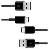 Samsung USB-A / USB-C Kabel EP-DG930IBEGWW - 1.5m - 25W - 2 Stk.  - Sort