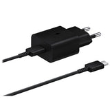 Samsung Hurtig Rejseoplader & USB-C Kabel EP-T1510XBEGEU - 15W - Sort