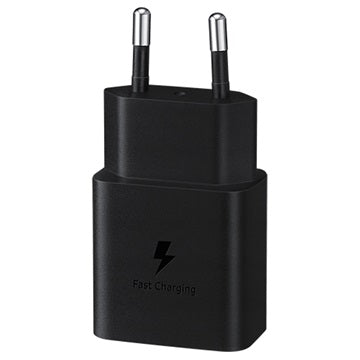 Samsung Hurtig Rejseoplader & USB-C Kabel EP-T1510XBEGEU - 15W - Sort