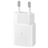 Samsung USB-C Hurtig Rejseoplader EP-T1510NWEGEU - 15W - Hvid