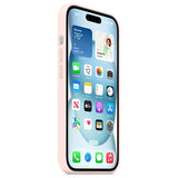 iPhone 15 Plus Apple Silikone Cover med MagSafe MT143ZM/A - Lysepink