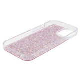 iPhone 15 Plus Glitter Flakes TPU Cover - Pink