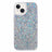 iPhone 15 Plus Glitter Flakes TPU Cover - Sølv