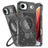 iPhone Air Glitter Hybrid cover med kickstand - MagSafe-kompatibel - Sort