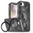 iPhone 16e/17e Glitter Hybrid cover med kickstand - MagSafe-kompatibel - Sort