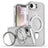 iPhone 16e/17e Glitter Hybrid cover med kickstand - MagSafe-kompatibel - Gennemsigtig