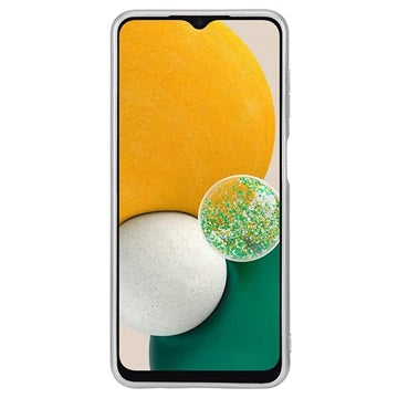 Glitter Series Samsung Galaxy A13 5G Hybrid Cover - Sølv