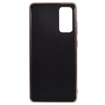 Glitter Series Samsung Galaxy S20 FE Hybrid Cover - Rødguld