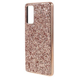 Glitter Series Samsung Galaxy S20 FE Hybrid Cover - Rødguld