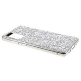 Glitter Series Samsung Galaxy S20 FE Hybrid Cover - Sølv