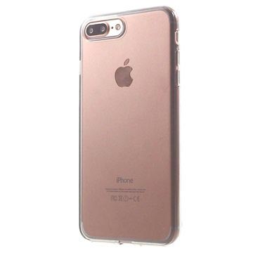 Glossy iPhone 7 Plus / iPhone 8 Plus TPU Cover - Gennemsigtig