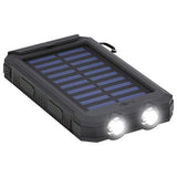Goobay Outdoor Power Bank 8.0 / Solcelle Oplader - 8000mAh - Sort