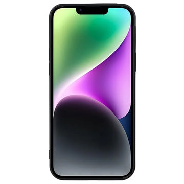Good Luck Rhombic Grid iPhone 14 Plus Hybrid Cover - Blå