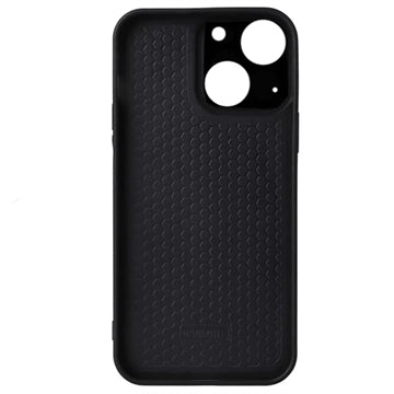 Good Luck Rhombic Grid iPhone 14 Plus Hybrid Cover - Blå