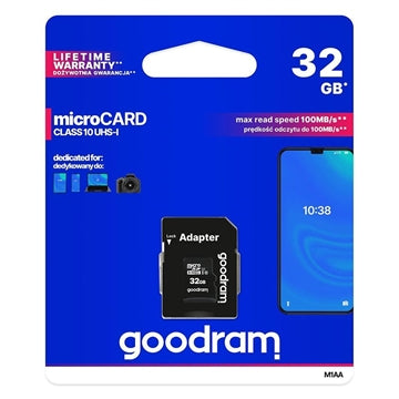 GoodRam MicroSDHC-hukommelseskort M1AA-0320R12 - Klasse 10 - 32GB