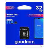 GoodRam MicroSDHC-hukommelseskort M1AA-0320R12 - Klasse 10 - 32GB