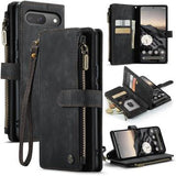 Google Pixel 10/10 Pro Caseme C30 Multifunktionel Pung - Sort