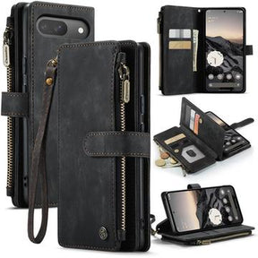 Google Pixel 10/10 Pro Caseme C30 Multifunktionel Pung - Sort
