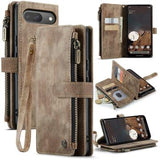Google Pixel 10/10 Pro Caseme C30 Multifunktionel Pung - Brun