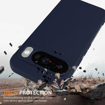 Google Pixel 10 Liquid Silikone Cover - MagSafe Kompatibel - Mørkeblå