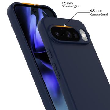 Google Pixel 10 Liquid Silikone Cover - MagSafe Kompatibel - Mørkeblå