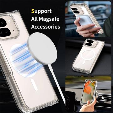Google Pixel 10 Pro Fold Hybrid Cover - MagSafe Kompatibel - Gennemsigtig