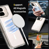 Google Pixel 10 Pro Fold Hybrid Cover - MagSafe Kompatibel - Gennemsigtig