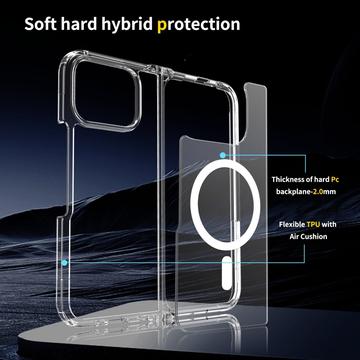 Google Pixel 10 Pro Fold Hybrid Cover - MagSafe Kompatibel - Gennemsigtig