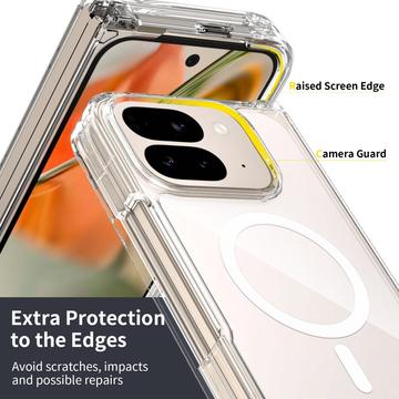 Google Pixel 10 Pro Fold Hybrid Cover - MagSafe Kompatibel - Gennemsigtig