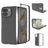 Google Pixel 10 Pro Fold Gummibelagt Plastik Cover - Sort