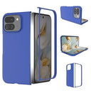 Google Pixel 10 Pro Fold Gummibelagt Plastik Cover - Blå