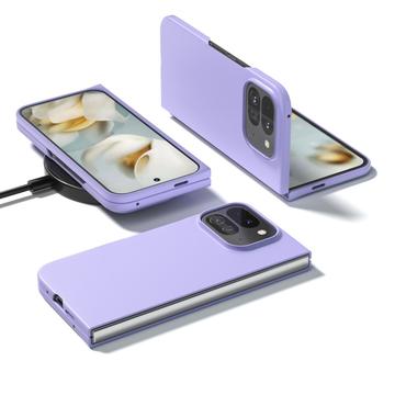 Google Pixel 10 Pro Fold Gummibelagt Plastik Cover - Lilla