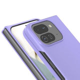Google Pixel 10 Pro Fold Gummibelagt Plastik Cover - Lilla
