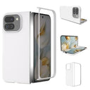 Google Pixel 10 Pro Fold Gummibelagt Plastik Cover - Hvid