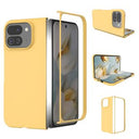 Google Pixel 10 Pro Fold Gummibelagt Plastik Cover - Gul