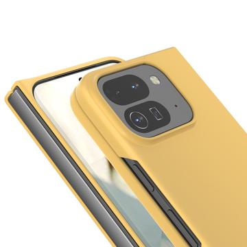 Google Pixel 10 Pro Fold Gummibelagt Plastik Cover - Gul