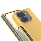 Google Pixel 10 Pro Fold Gummibelagt Plastik Cover - Gul