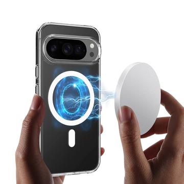 Google Pixel 10 Pro Hybrid Cover - MagSafe Kompatibel - Gennemsigtig