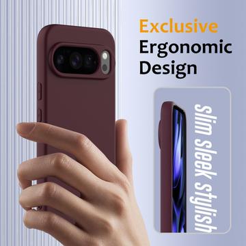 Google Pixel 10 Pro Liquid Silikone Cover - MagSafe Kompatibel - Vinrød